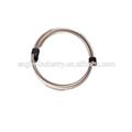 AN20 Double braided stainless steel line hose
