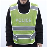 Mesh Polyester Led Neon Cloth Police Reflective Vest