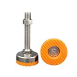 machine leveling mount with rubber pad