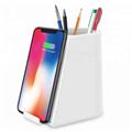 Christmas electronic gift plastic portable wireless charger pen holder export from shenzhen factory
