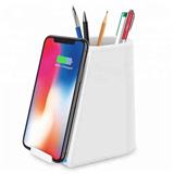 Christmas electronic gift plastic portable wireless charger pen holder export from shenzhen factory