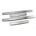 New Interior accessories OEM Type Stainless Steel ABS Plastic  LED Door Sill Scuff Plate For Aqua