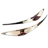 For Nissan X-Trail T32 2014-2017 ABS Chrome Car Front guard Corner strip Cover Trim car Accessories styling 2Pcs/Set