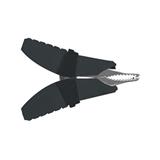 MX Full Insulated Copper 50A  Alligator Clips Test Crocodile Clamps