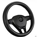 Factory universal fashionable comfortable genuine leather pu leather steering wheel covers