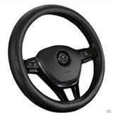 Factory universal fashionable comfortable genuine leather pu leather steering wheel covers