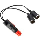 MX 24V 2 Way Waterproof Car Cigar Lighter Socket Splitter Power Charger Adapter