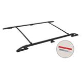 small aluminum auto roof rack in black color for universal cars with adjustable size