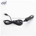 car cigarette lighter plug with right angle dc plug
