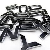 Make your own brand name and logo chrome car emblem