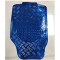 PVC Car Floor Mat Anti slip Blue Aluminium Car Mats