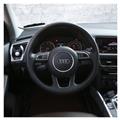 Wholesale Fashion hand sewing 13 inch carbon fiber durable cover for steering wheel