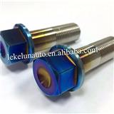 Titanium Burnt Blue Finish Wheel Lug Bolts M14 x 1.5 - Cone Seat For Lamborghini