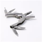 Portable Multifunction Folding Plier,Stainless Steel Foldaway Knife Keychain Screwdriver,Camping Survival EDC Tools Travel Kits