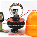 ABS Pole Din mount 12v Halogen Rotating light , H1 24v 55w Beacon warning lamp with CE Approval