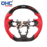 Led Carbon Fiber Smart  Steering Wheel Compatible With Honda 9th Civic OHC MOTORS