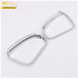 Anteke Car Accessories ABS Silver Rear View Mirror Rain Gear Cover  For Volkswagen T-CROSS 2019