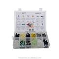 HE77 Universal Auto Body Shield Retainer Fastener Clip Assortment 124pcs