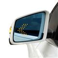 Blue wide angle view led turn signal arrow heat Side rear view mirror glass for mercedes benz G CLASS 500  g63 rearview mirror