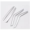 Auto accessories ABS chrome carbon fiber black color taillamp headlamp cover trim for new camry 2018