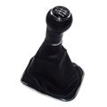 Black Gear Shift Knob Shifter Boot For 1998-2004 VW Jetta