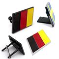 Germany Flag Emblem Badge Fit Germany Car Front Grille for Audi BMW Mercedes Porsche Volkswagen, etc