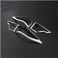 Car exterior accessories chrome carbon fiber black color tail lamp taillight  cover trim  for Rush 2018