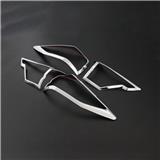 Car exterior accessories chrome carbon fiber black color tail lamp taillight  cover trim  for Rush 2018