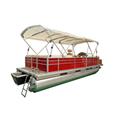 22ft Aluminum Red House Boats Luxury Pontoon Boat For Sale