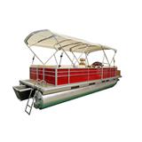 22ft Aluminum Red House Boats Luxury Pontoon Boat For Sale
