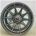 JWL VIA size 14 15 17 Inch black machined Alloy wheel for sales