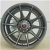 JWL VIA size 14 15 17 Inch black machined Alloy wheel for sales