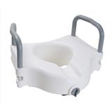 Tool-free arms Raised Toilet Seat