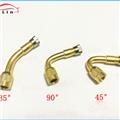 DeLin 90 Degree Brass Air Tire Valve Extension for Motorcycle Car Scooter