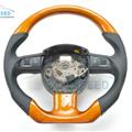 Car Modification 100% Real Carbon Fiber Racing car Steering Wheel for Audi