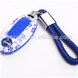 2/3/4 Button Silicone Car Key Cover For Nissan Smart ABS Plastic Carbon Fiber Texture Key Shell With Key Chain
