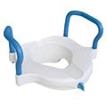 blue armrest Raised Toilet Seat
