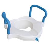 blue armrest Raised Toilet Seat