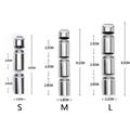 EDC Pill Medicine Storage Container Multi Grid Stainless Steel Portable Sealed Waterproof Leak Proof Holder Hanging Box Outdoor