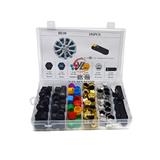 105pcs Different kinds clips plastic snap fasteners nuts and bolts HE39