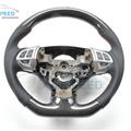 Real carbon Flat Bottom Racing Car Carbon Fiber Steering Wheel For Mitsubishi