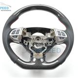 Real carbon Flat Bottom Racing Car Carbon Fiber Steering Wheel For Mitsubishi