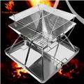 China Factory Strong Sheet Metal Fabrication Portable Stainless Steel Korean Outdoor BBQ Charcoal Grill