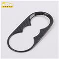 China Supplier Anteke Car Accessories ABS Carbon Fiber Rear Water Cup Frame Trim Cover For Volkswagen Arteon Passat CC 2018