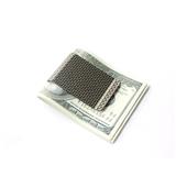 Free shipping Carbon Fiber C it Card Holder  Money Blocking Anti Scan Metal Wallet Money Cash Clip