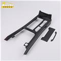 New Product Anteke Car accessories ABS Carbon Fiber Car Gear Panel Cover For Volkswagen Arteon Passat CC 2018