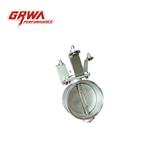 High pressure quick one way muffler exhaust bypass valve cutout