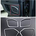Car Auto 4pcs Chrome Interior Door Speaker Sound Cover Trim Sticker