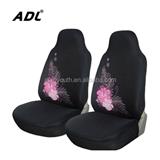 New arrival elegant Embroidery Car Seat Cover with flower printing Universal seat Covers