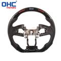 Led Smart And Black Piano Steering Wheel Compatible With Honda 10th Civic OHC MOTORS